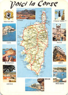 20 CALVI  Bastia Corte Carte Map Plan Du Départemen De La Corse Cartoguide  N° 64 \ML4000 - Calvi