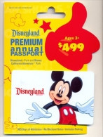 U.S.A. Disneyland California Ticket # 140a - Toegangsticket Disney