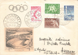 FINLANDE. FDC. OLYMPIC GAMES. HELSINKI. 24 7 52   / 2 - Storia Postale