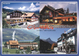 11698253 Giswil Hotels Alpenroesli Bahnhof Landhaus Und Krone Giswil - Autres & Non Classés