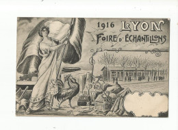 LYON    -   1916    Foires D'Echantillons - Autres & Non Classés