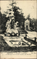 CPA Abbeville-Somme, Denkmal Von Admiral Courbet Auf Dem Friedhof - Sonstige & Ohne Zuordnung
