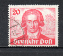 ALLEMAGNE BERLIN    N° 52   OBLITERE   COTE 100.00€   GOETHE - Oblitérés