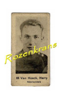 Small Chromo Harry Van Hoeck Nederlands Wielrenner Coureur Cycliste Neerlandais Cyclisme Wielrennen - Cycling