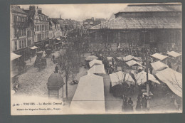 CP - 10 - Troyes - Marché Central - Jour De Marché - Troyes