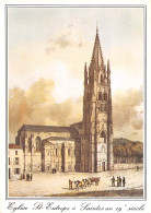 17 SAINTES église Saint EUTROPE Gravure Façade Et Clocher   N° 14 \ML4008 - Saintes