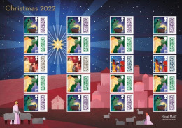 GB 2022  Christmas Smilers / Collector Sheet   Cat Ref: GS-147/LS-145 - Personalisierte Briefmarken