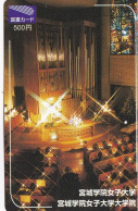 Japan Prepaid Libary Card 500 - Church Organ Religion - Giappone