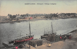 SENEGAL - SAINT LOUIS - Port Du Village Indigène Chargement Du Bois  Dos Simple Vierge N° 16 \ML4030 - Senegal