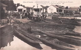 Côte D'Ivoire - Grand Bassam - Sur La Lagune, Arrivée Des Pirogues Place Du  Marché N° 73 \ML4031 - Ivory Coast