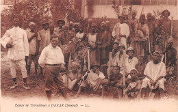 SENEGAL DAKAR  Une équipe De Travailleurs  Carte Vierge ( 2 Scans ) N° 60 \ML4032 - Senegal