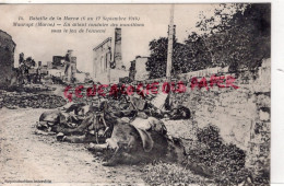 51-  MAURUPT- EN ALLANT CONDUIRE DES MUNITIONS SOUS LE FEU DE L' ENNEMI- CHEVAUX-BATAILLE DE LA MARNE   GUERRE 1914-1918 - Other & Unclassified