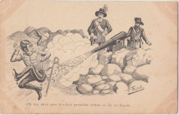 Moa Pas Vouloir Prendre Votre Or. CPA Humoristique. Afrique Du Sud. Guerre Des Boers. Illustrateur Fredillon. Timbrée - Humor