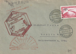 Zeppelin, Zeppelinpost LZ 127, Polarfahrt, 1933,  Brief Graf Zeppelin  REPRODUKTION FÄLSCHUNG KOPIE - Vendedores Ambulantes
