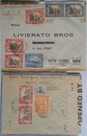 ADEN - 2 Lettres (enveloppes) De 1946 Pour New-York Et De 1944, Censurée Pour Bombay - 3 Photos - Aden (1854-1963)
