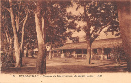 CONGO BRAZZAVILLE  BUREAUX DU GOUVERNEMENT DU MOYEN CONGO Carte Vierge  (2 Scans)N° 29\ML4035 - Brazzaville