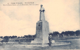 CONGO BRAZZAVILLE Mme De Bayser Gratry Près Du Monument Dû à Son Ciseau Carte Vierge (2 Scans)N° 59\ML4035 - Brazzaville