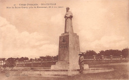 CONGO BRAZZAVILLE Mme De Bayser Gratry Près Du Monument Dû à Son Ciseau Carte Vierge (2 Scans)N° 60\ML4035 - Brazzaville