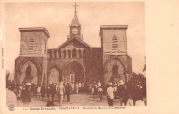 CONGO BRAZZAVILLE Rentrée De Messe à La Cathédrale  Carte Vierge (2 Scans)N° 67\ML4035 - Brazzaville