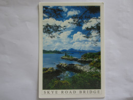 OVER LOCH ALSH TO THE SKYE ROAD BRIDGE WESTERN ROSS AND SKYE THE HIGHLANDS OF SCOTLAND  CARTE DE 17CM X 12CM - Altri & Non Classificati