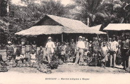 CONGO BRAZZAVILLE KOUILOU MARCHE INDIGENE A MAGNE  Carte Vierge Non Voyagé  2 Scans N° 5 \ML4037 - Französisch-Kongo