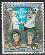 GUINE BISSAU – 1981 Royal Wedding 5 Pesos Used Stamp - Guinea-Bissau