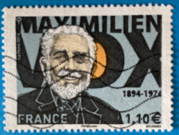 France 2014 : Maximilien Vox, Graveur, Typographe, Journaliste Publicitaire Et éditeur N° 4906 Oblitéré - Used Stamps