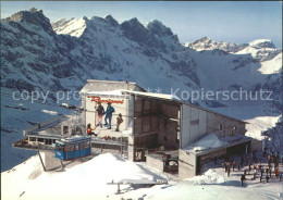 11696038 Titlis Engelberg Gletscherrestaurant Stand Seilbahn Engelberg - Autres & Non Classés