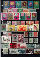 CHINA ASIA SMALL COLLECTION STAMPS USED, MH, MNH ON STOCK CARD - Andere & Zonder Classificatie