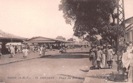 Guinée Française Conakry  Le Marché Et Sa Place Carte Vierge  (Scans R/V) N° 42 \ML4050 - Guinée Française