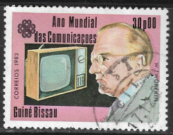 GUINE BISSAU – 1983 Telecoms Day 30P00 Used Stamp - Guinée-Bissau