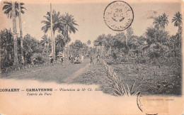 Guinée Française Conakry Camayenne Plantation De Mr Ch. Roux L' Entrée Du Parc  (Scans R/V) N° 88 \ML4050 - Französisch-Guinea