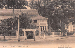 Guinée Française CONAKRY Inspection De La Navigation Service Du Port Carte Vierge Non Circulé  (Scans R/V) N° 37 \ML4051 - French Guinea