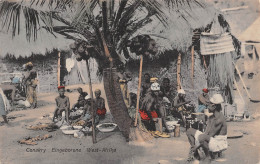 CONAKRY Guinée Française Le Repas Des Indigènes Carte Vierge Non Circulé Colorisée (Scans R/V) N° 16 \ML4053 - Frans Guinee