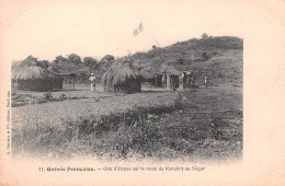 CONAKRY Guinée Française Gite étapes Sur La Route De Konakry Au Niger Carte Vierge Non Circulé (Scans R/V) N° 34 \ML4053 - Französisch-Guinea