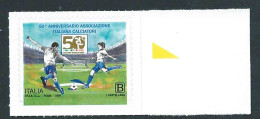 Italia, Italy, Italie, Italien 2018; 50° Associazione Italiana Calciatori,italian Football Federation; Bordo. - Unused Stamps