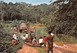 GABON La Traversée De La N'Gounie En Saison De Pluies  (Scans R/V) N° 56 \ML4055 - Gabun