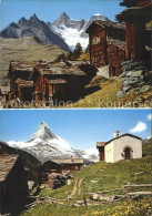 11695842 Zermatt VS Findelen Mit Matterhorn Obergabelhorn Bergkirchli  - Sonstige & Ohne Zuordnung