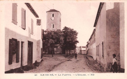 17 île De Ré LA FLOTTE L'église Carte Vierge Non Circulé (Scans R/V) N° 10 \ML4061 - Ile De Ré