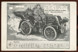 GERMANY Automobil-Lied , Old Postcard - Sonstige & Ohne Zuordnung