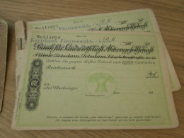 Altes Scheckheft Fürstenwalde / Spree , Ca. 1940, Mit Blanko Schecks , Sparkasse , Bank !! - Documents Historiques