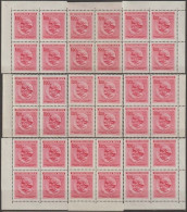 29/ Pof. 109, Big Corner 4-block Miniature, Print Plate 4 - Unused Stamps