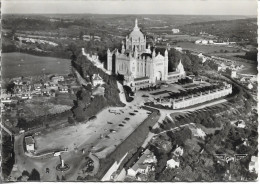 CPSM. 14 LISIEUX. VUE AERIENNE. LA BASILIQUE. - Lisieux