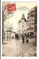 92 - ASNIERES SUR SEINE - Boulevard Voltaire Et La Rue Renan En 1908 - Asnieres Sur Seine