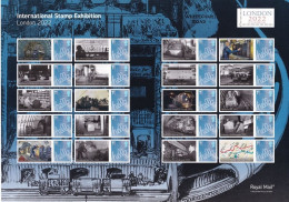 GB 2022 - London 2022 Stamp Exhibition - Smilers / Collector Sheet - A4 Full Sheet  GS-142/LS-140 - Persoonlijke Postzegels