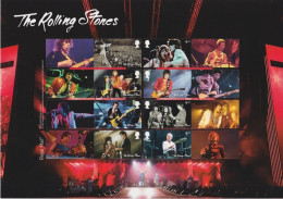 GB 2022 - The Rolling Stones, On Tour  Smilers / Collector Sheet - Cat Ref:  GS-141/LS-139 - Personalisierte Briefmarken