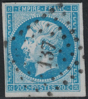 EMPIRE - No 14 - OBLITERATION PC137 - ARRAS - PAS DE CALAIS. - 1853-1860 Napoléon III