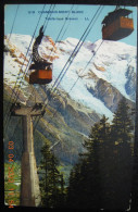 CPA Années 1930 CHAMONIX MONT BLANC - Le Téléférique Du Brévent - Cabines  Couleurs TBE - Chamonix-Mont-Blanc
