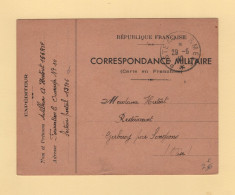 Poste Aux Armees - 1940 - Correspondance Militaire - SP 13106 - 2. Weltkrieg 1939-1945