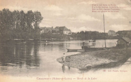 Chalonnes Sur Loire * Péniche Batellerie , Bords De La Loire * Péniches Barge Chaland Enfans Villageois - Chalonnes Sur Loire